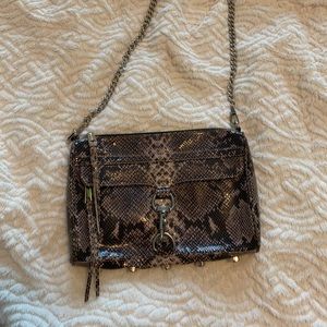 Rebecca minkoff snakeskin crossbody